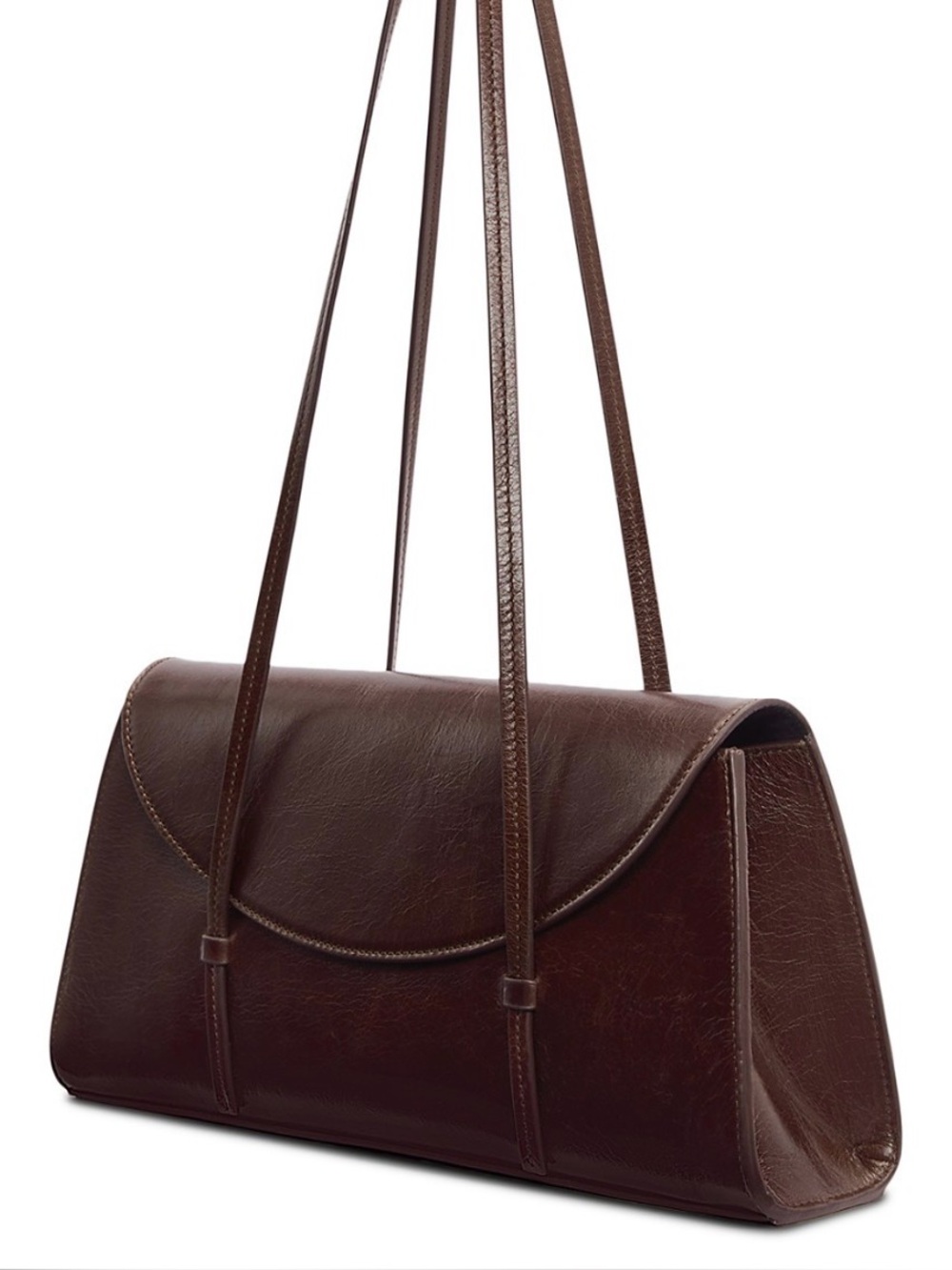 Stunning Reformation Chestnut brown Leather Shoulder Bag EUC